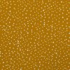 Úplet / Úplet - Bílé puntíky na hořčicové Švadlenka Madlenka
