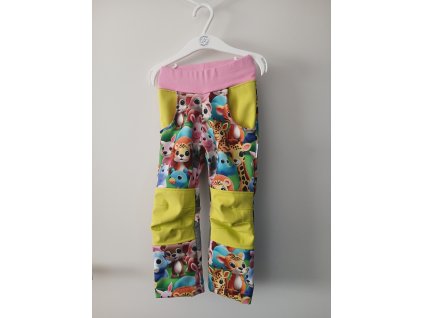 Softshellové kalhoty Zvířátka