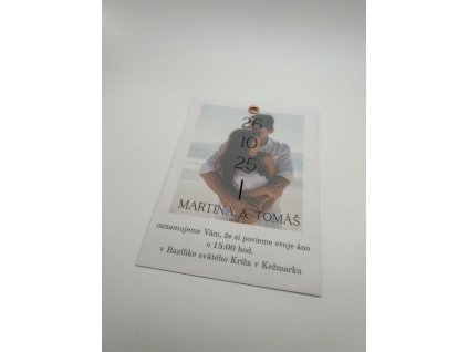 Transparentné oznámenie Memento