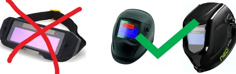 Sváření elektrickým obloukem jen v brýlích?