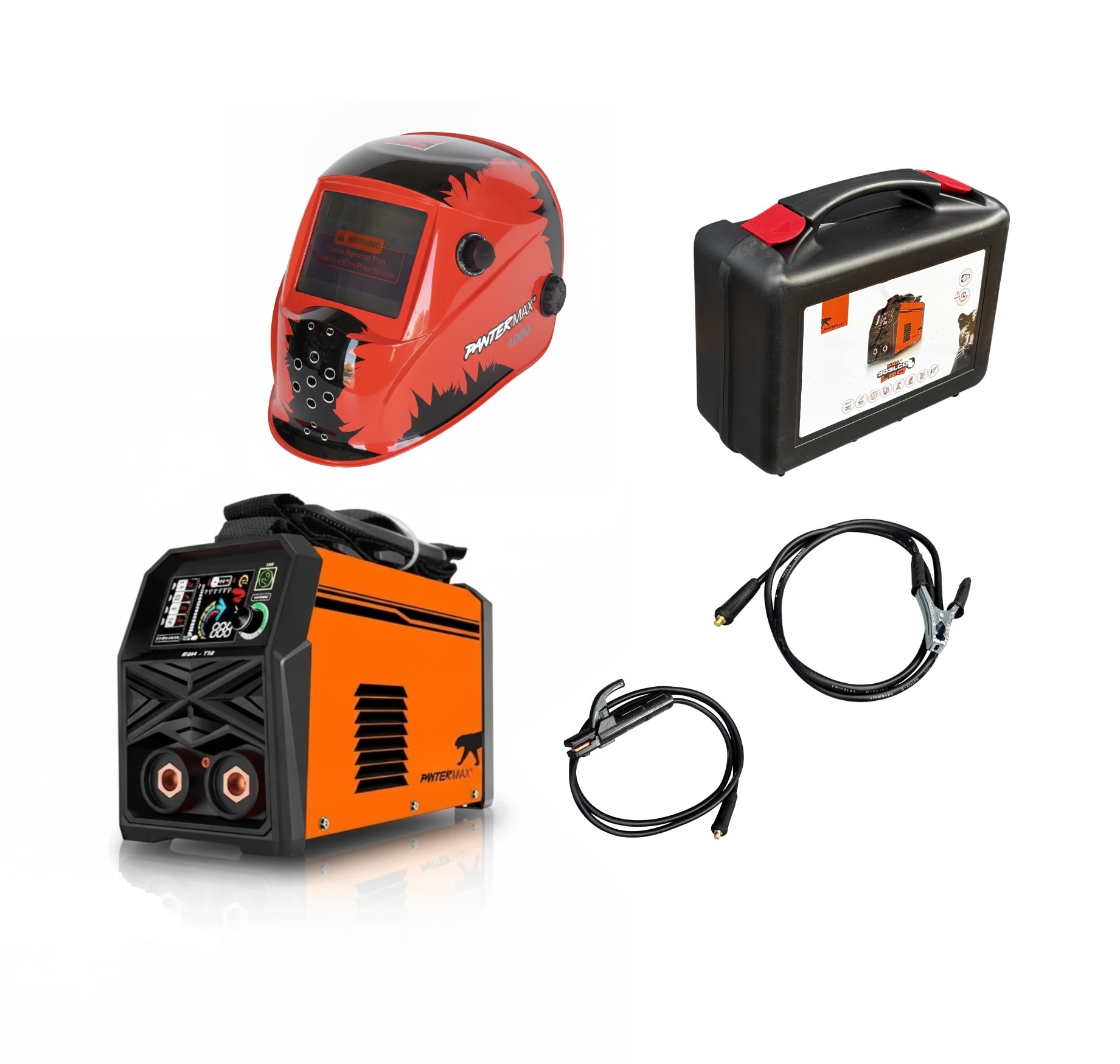 Invertorová svářečka PANTERMAX MMA 303 LCD - výhodný SET
