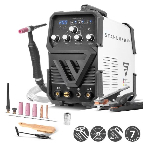 Svářečka STAHLWERK AC/DC TIG 200 ST IGBT HF - výhodný SET