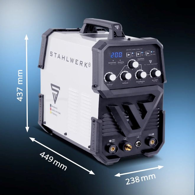 Svářečka STAHLWERK AC/DC TIG 200 ST IGBT HF - výhodný SET
