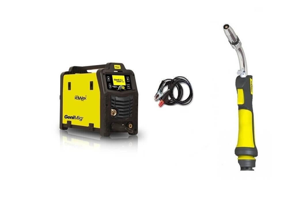 Svářečka GeniMig 240DP LCD pro MIG, MMA a Tig