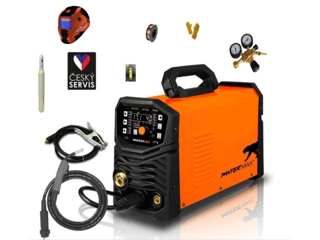 Svářečka CO2 225 LCD Synergy - SET "zapoj a svařuj"