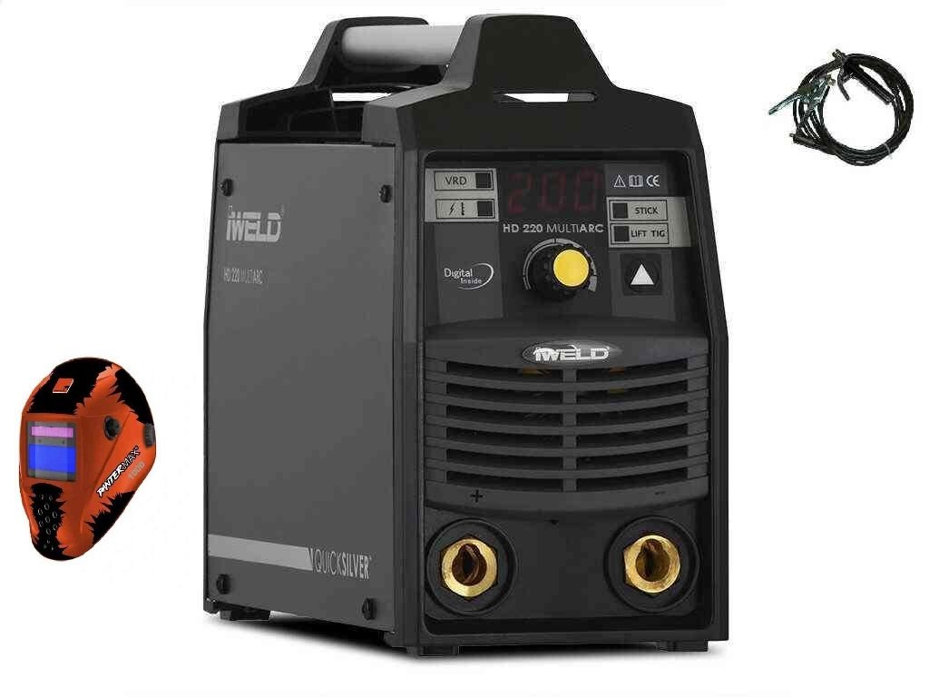 Invertorová svářečka iWELD HD 220 MultiArc - výhodný SET