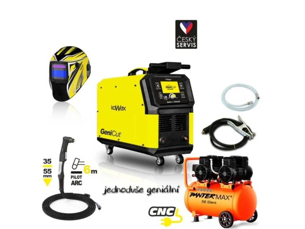 Plazmová řezačka GeniCut 121 LCD výhodný SET