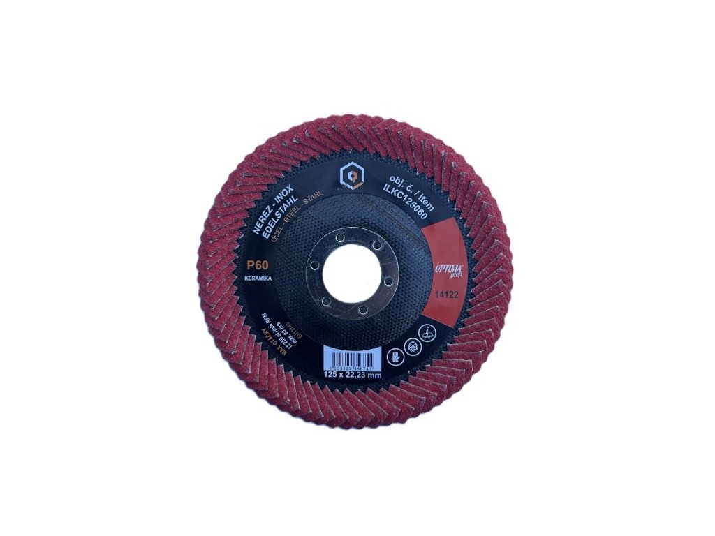Brusný kotouč koutů Optima Power Ceramic Ø 125