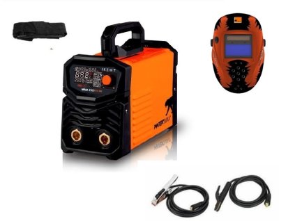 Invertor pro svařování PanterMax 215 LCD pro MMA a LiftTIG - výhodný SET