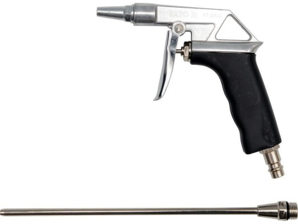 Ofukovací pistole vzduchová 2 nástavce