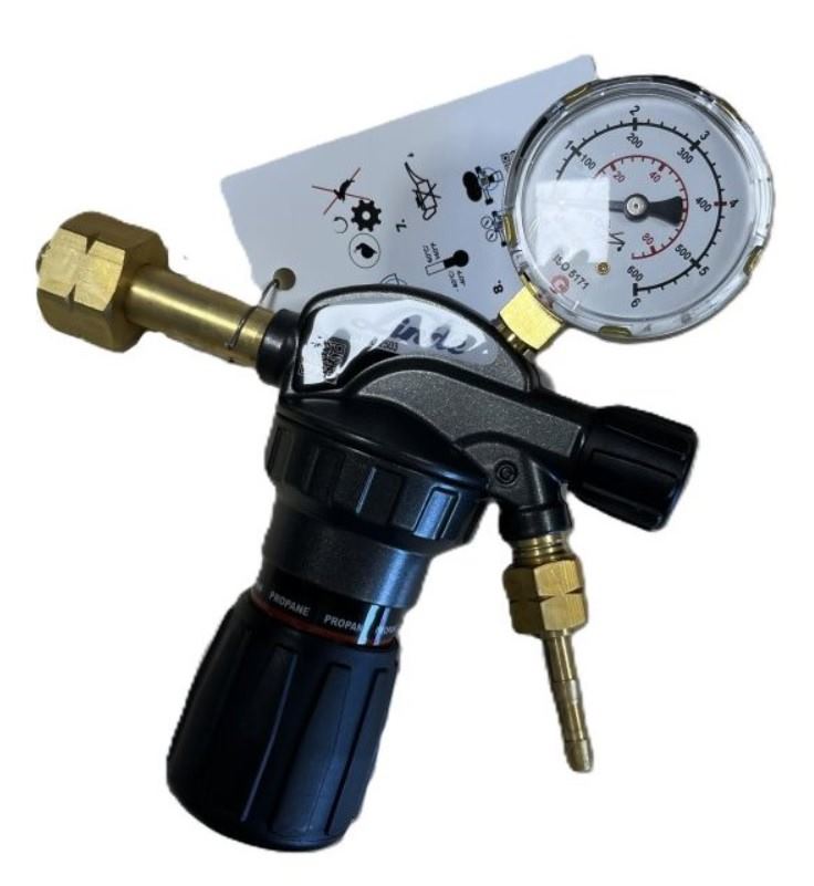 Linde Gas Redukční ventil pro Propan, Propan-butan 25/4 bar (12 kg) 7251032