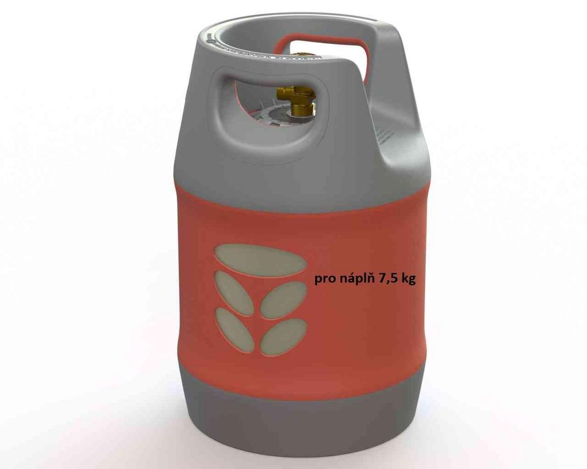 HPC Research Kompozitová lahev na Propan 7,5 kg O75K bez náplně