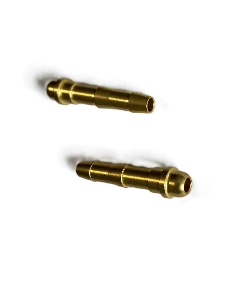 GCE Koncovka hadice mosazná Průměr a připojení: Ø 4 mm - pro matku G 1/4" B169310 hadičník