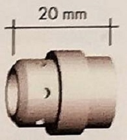 Abicor Binzel Náhradní díly pro svářecí hořák CO2 240A, 260A a 360A Díl hořáku CO2 240A, 260A a 360A: 142.0007 Mezikus - držák špičky MB 26 M6/M8