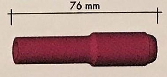 Abicor Binzel Náhradní díly pro svářecí hořáky TIG 17, 18 a 26 A Díl hořáku TIG 17, 18 a 26A: 701.1200 Hubice keramická Jumbo s čočkou č. 8 701.1200