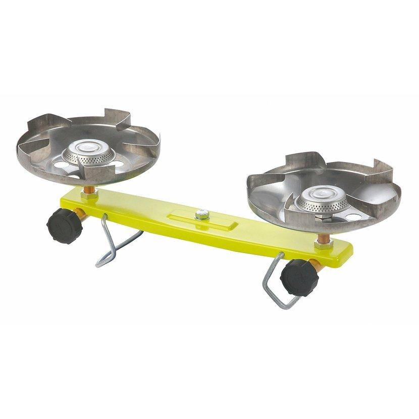 MEVA Vařič plynový - 2 plotýnky na propan-butan PICAMP 2136 vařič na propan-butan lahev 2 kg - dvouplotýnkový