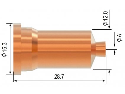 Dýza Parker SCP 120 - 2,2 mm - pro drážkování