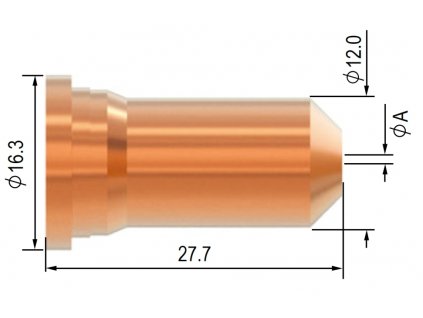 Dýza Parker SCP 120 - 1,2 mm - pro řezání s odstupem