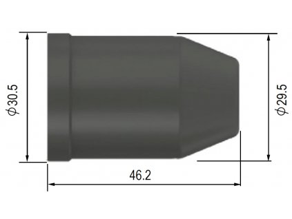 Hubice Parker SCP 120 - proud 80 - 120 A