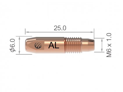 Průvlak ARC M M6/6/25 AL
