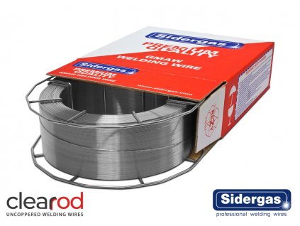 Sidergas S6 CLEAROD - drát na ocel G3Si1 - 0,8 mm (15 kg)
