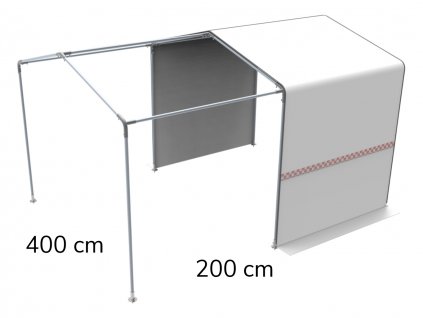 Prodlužovací díl pro stan CEPRO HD 400 cm - délka 200 cm