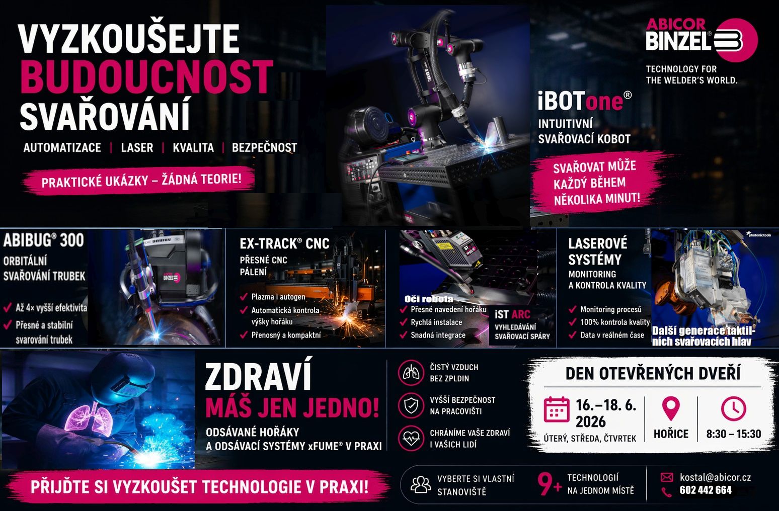 VYZKOUŠEJTE BUDOUCNOST SVAŘOVÁNÍ!