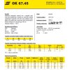 Elektroda OK 67.45 2.5x300 mm. VP