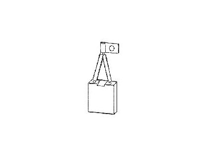 Uhlík (1ks) pro vysokozdvižné vozíky (9,52 x 38,1 x 27 mm), typ 287