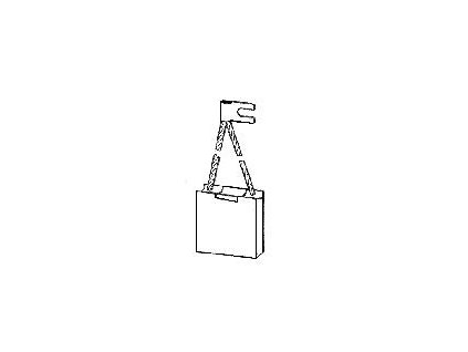 Uhlík (1ks) pro vysokozdvižné vozíky (6,3 x 40 x 36 mm), typ 205