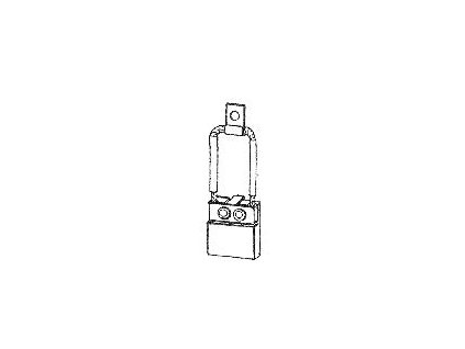 Uhlík (1ks) pro vysokozdvižné vozíky (6 x 22 x 25,5 mm), typ 251