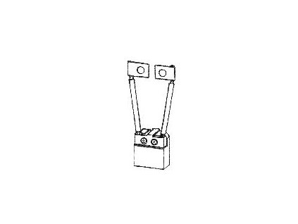 Uhlík (1ks) pro vysokozdvižné vozíky (8 x 28 x 30,5 mm), typ 44