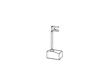 Uhlík (1ks) pro vysokozdvižné vozíky (9 / 17 x 35 x 30 mm), typ 277