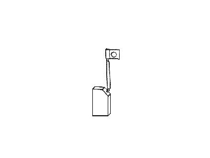 Uhlík (1ks) pro vysokozdvižné vozíky (8 x 12,5 x 22 mm), typ 180260,33