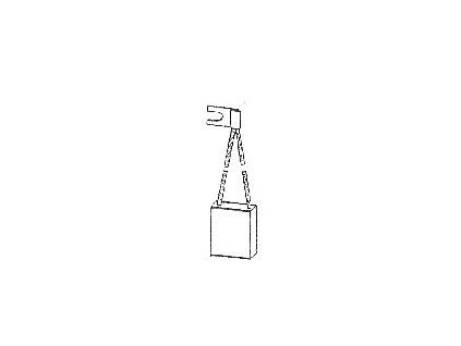 Uhlík (1ks) pro vysokozdvižné vozíky (10 x 25 x 21 mm), typ 276