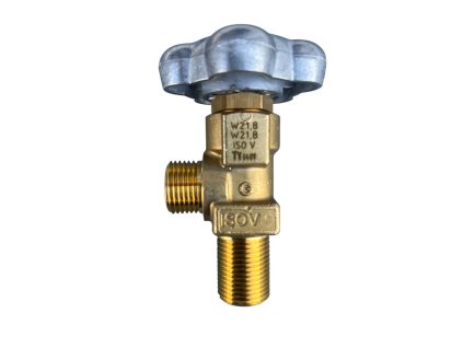 Uzavírací rozvodový ventil w21,8 argon oxygen