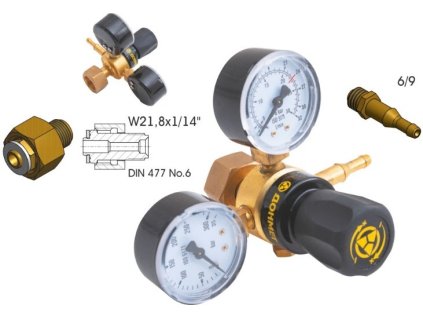 Redukční ventil Argon klasik 200/24 l/min