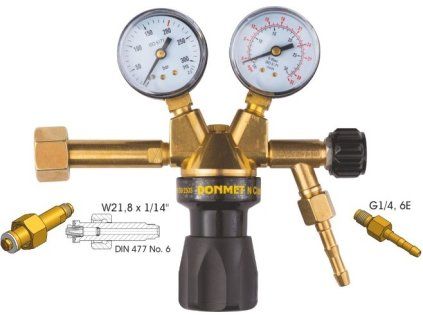 Redukčný ventil Argón/CO2 200 Bar/ 24 l/min CLASIK-1 W21.8