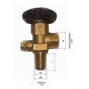 Uzavírací ventil co2 pojistka zavit cepu e 17 pojistka