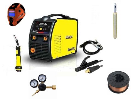 Svářečka CO2 GeniMig 220 LCD Synergy - výhodný SET