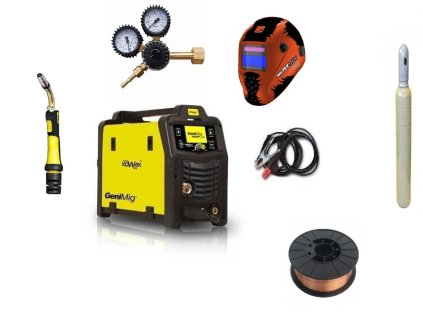 Svářečka CO2 GeniMig 240 DP LCD Synergy - výhodný SET