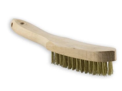 Drátěný kartáč MOSAZ 4 řady