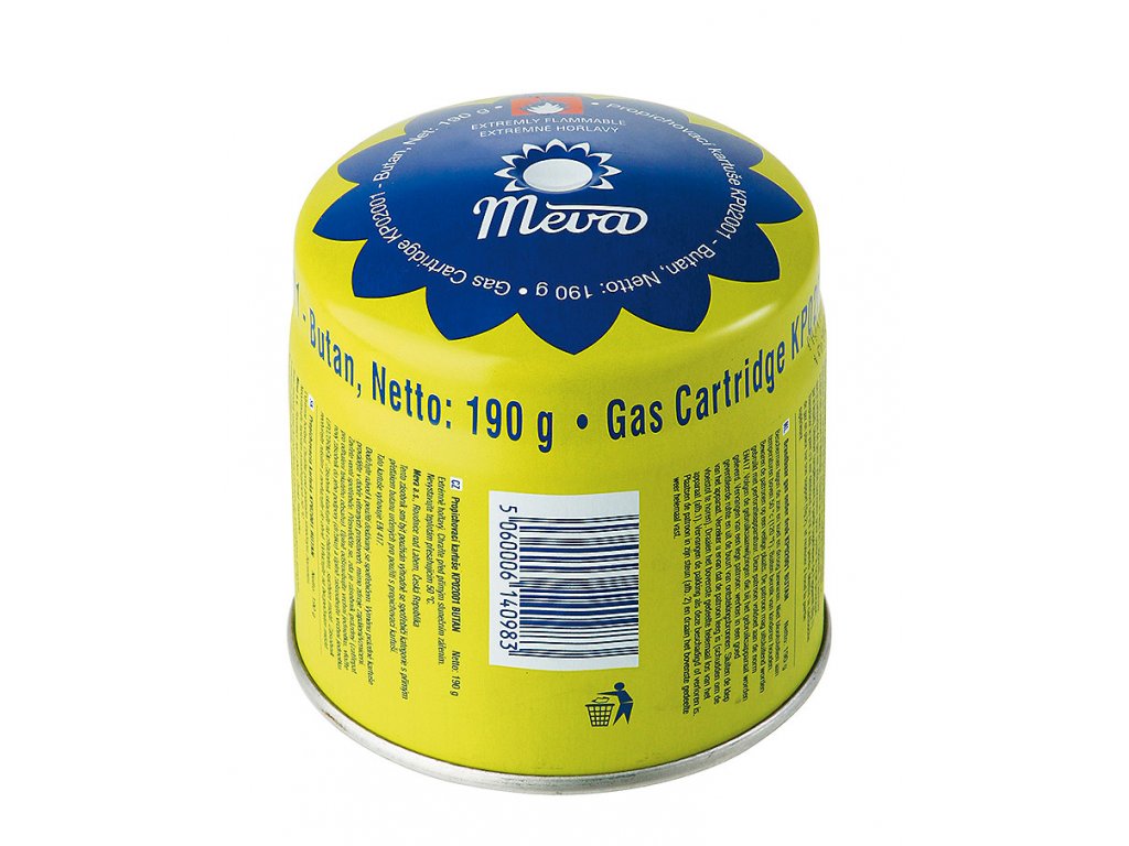 Meva Kartuše propichovací - butan 190g KP02001