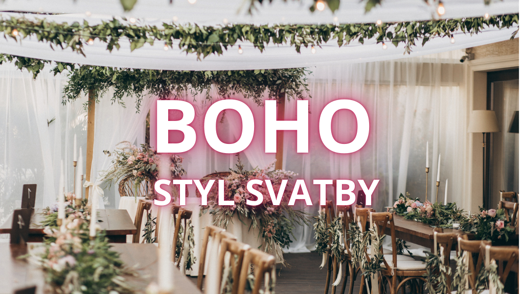 Boho styl svatby