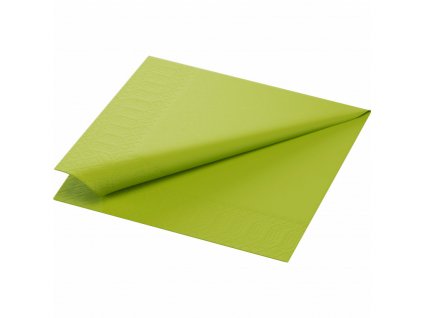 Duni papírové koktejlové ubrousky světle zelené 24 cm x 24 cm 20 ks