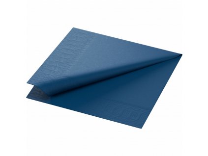Duni papírové koktejlové ubrousky tmavě modré 24 cm x 24 cm 20 ks