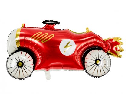 Fóliový balónek červené auto 111 x 63 cm