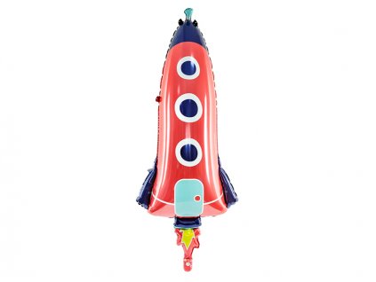 Fóliový balónek raketa 44 x 115 cm