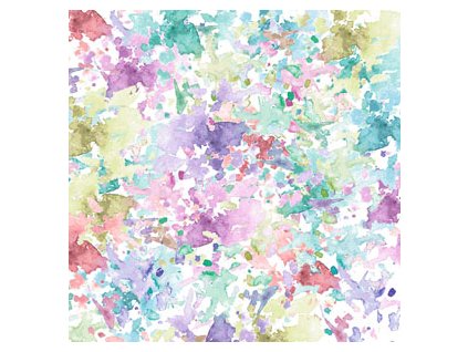 Ubrousky Watercolor Dream 20 ks - třívrstvé ubrousky 33 cm x 33 cm na slavnostní svatební tabuli