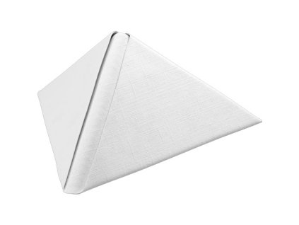 Dunilin Bio smetanově bílé ubrousky 45 ks 40 cm x 40 cm  - bílé ubrousky na slavnostní svatební tabuli